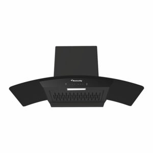 Butterfly 90 cm CH 902 Black Matte Finish Curve Chimney