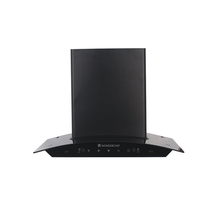 Wonderchef Power Curve Wall-Mount Chimney 60cm Black
