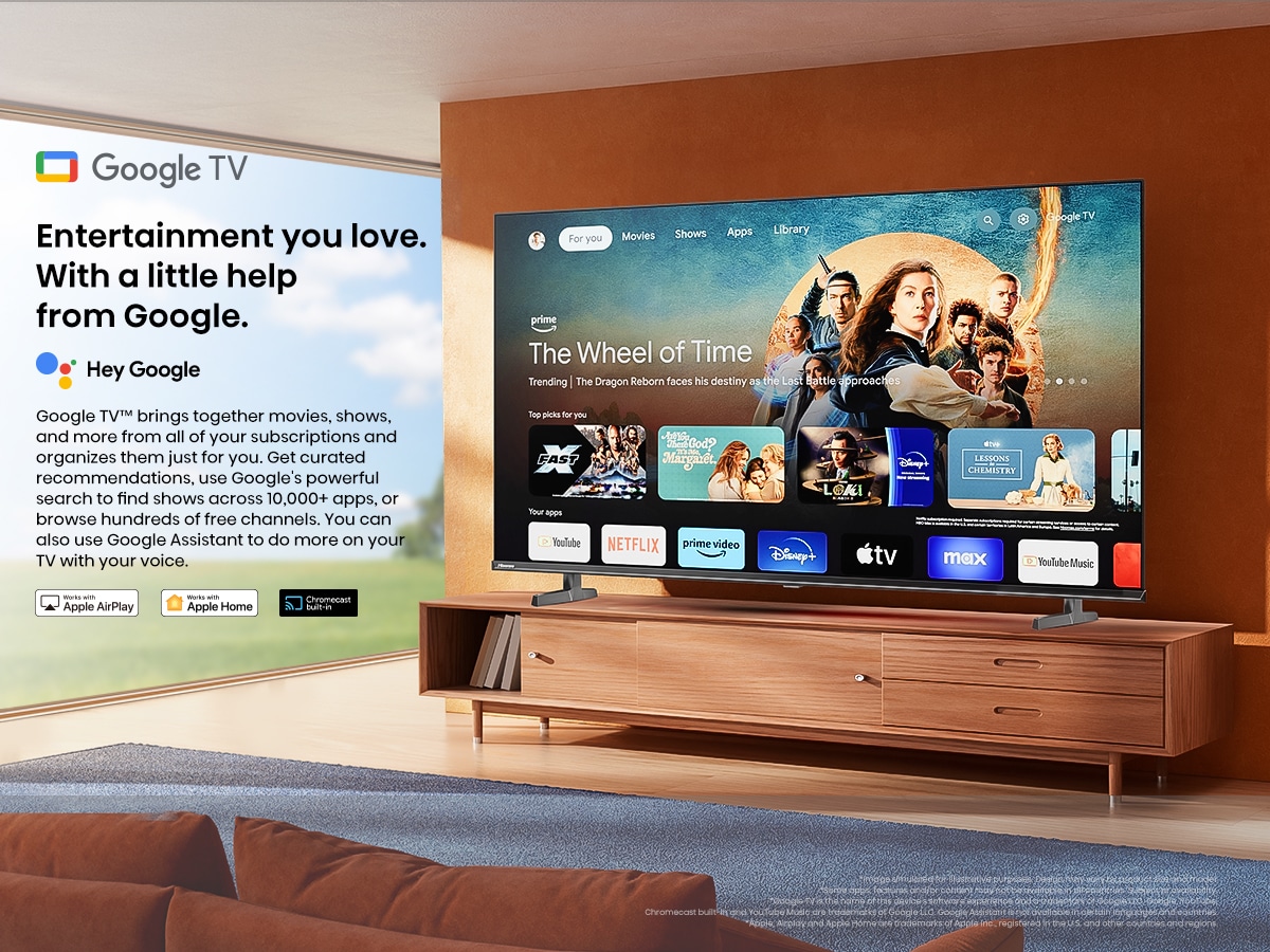 Hisense 109.22 cm (43 Inch) Ultra HD 4K Smart TV, 43A65N, Black - Image 2
