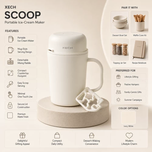 Xech Scoop Portable Ice cream Maker